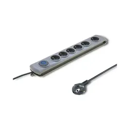 2x-listwa-antyprzepieciowa-qoltec-6-gniazd-5m-szara-z-wlacznikiem