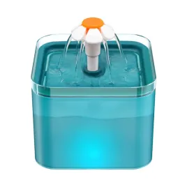 2x-fontanna-dla-kota-poidlo-2l-led-cicha-pompa-filtr-wegiel-aktywny