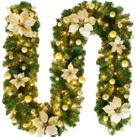 2x-girlanda-swiateczna-choinkowa-lancuch-270cm-swiatelka-led-zielona-gesta