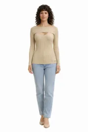 guess-zielony-dopasowany-sweter-z-dekoltem-serek-z-jedwabiem-40-i3c