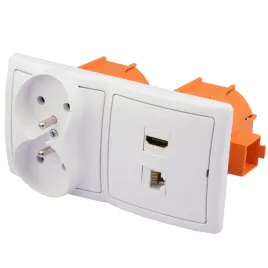 2x-gniazdo-scienne-hdmi-rj-45-zasilajace-230v