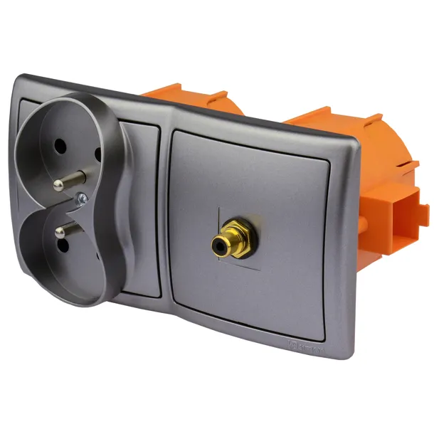 2x-gniazdo-scienne-rca-zasilajace-230v-terminal