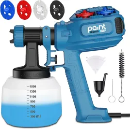 2x-pistolet-malarski-agregat-natryskowy-850w-hvlp-do-scian-drewna-1500ml