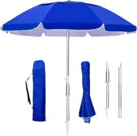 2x-parasol-plazowy-ogrodowy-lamany-200cm-uv-50-do-walizki-niebieski