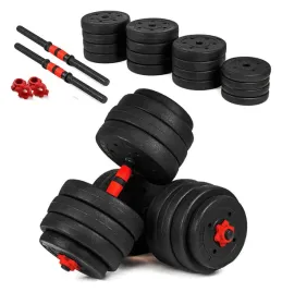 2x-hantle-bitumiczne-40-kg-funkcja-sztangi-regulowane-2x20-kg-zestaw-xxl