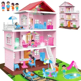 domek-dla-lalek-3-poziomowa-willa-akcesoria-lalki-meble-prezent-dzieci