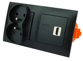 2x-gniazdo-scienne-hdmi-zasilajace-230v-czarne