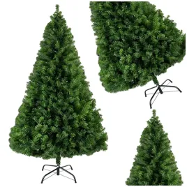 2x-choinka-150-cm-sztuczna-jak-zywa-gesta-zielona-sosna-jodla-pvc-stojak