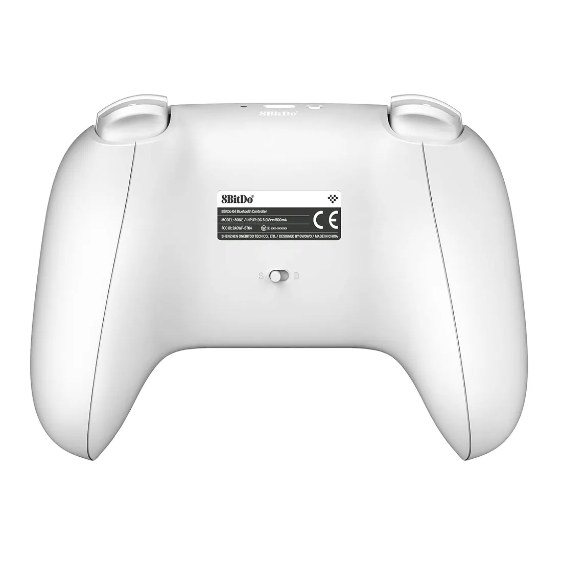 2x-pad-8bitdo-64-bluetooth-controller-white-stan-nowy
