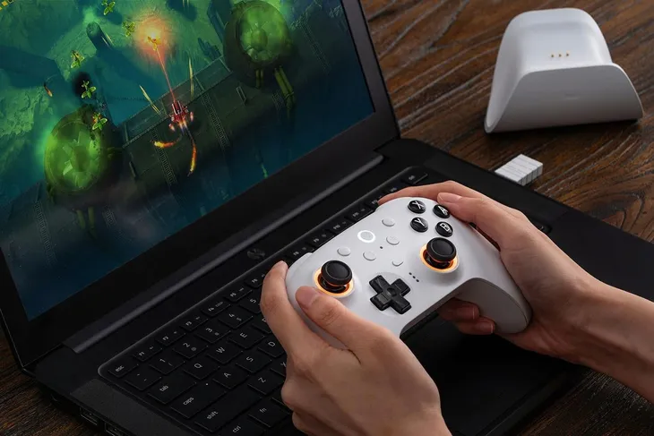 2x-pad-8bitdo-ultimate-2-wireless-bt-white-wibracje-tak