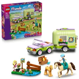 2x-lego-friends-42695-przyczepa-z-koniem-i-zrebaczkiem