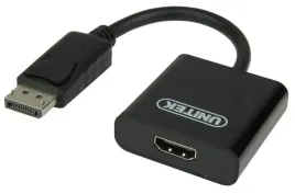 2x-przejsciowka-adapter-unitek-y-5118da-displayport-hdmi-full-hd-10cm