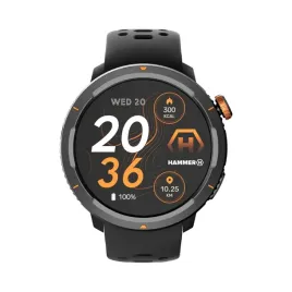 2x-zegarek-smart-hammer-smartwatch-2-lite-pomaranczowy-pasek-w-zestawie