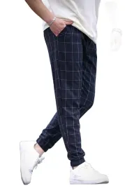 madmext-spodnie-meskie-casual-proste-granatowe-w-krate-z-mankietem-s-5da