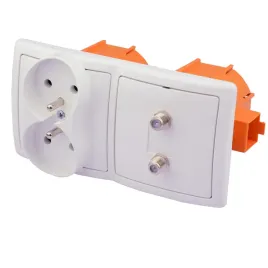 2x-gniazdo-scienne-telewizyjne-2-f-zasilajace-230v