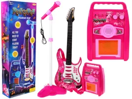 2x-gitara-elektryczna-dla-dziecka-mikrofon-regulacja-stojaka-zabawka-muzycz
