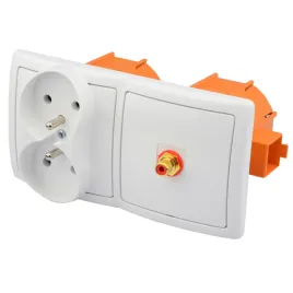 2x-gniazdo-scienne-rca-zasilajace-230v-terminal