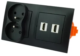 2x-gniazdo-scienne-2-hdmi-zasilajace-230v-czarne