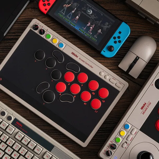 2x-pad-8bitdo-arcade-controller-nsw-pc-liczba-przyciskow-16