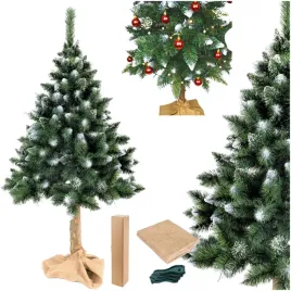 2x-choinka-sztuczna-sosna-diamentowa-premium-180-cm-na-naturalnym-pniaku