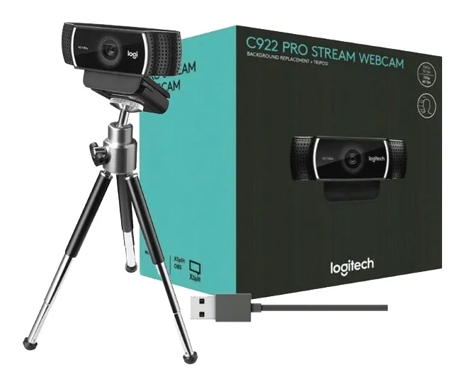 2x-kamera-internetowa-logitech-hd-c922-pro-stream-emea-marka-logitech