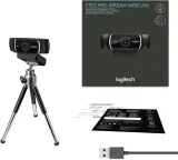 2x-kamera-internetowa-logitech-hd-c922-pro-stream-emea-stan-nowy-marka-logitech
