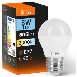zarowka-led-e27-g45-8w-806-lm-barwa-ciepla-3000k-kulka-ball-nie-mruga