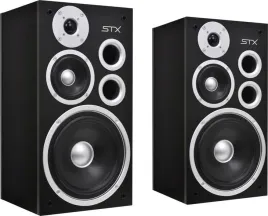2x-kolumny-podstawkowe-stx-f-130n-czarno-srebrne