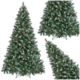 2x-choinka-sztuczna-osniezona-jodla-diamentowa-220-cm-1200-galazek-premium