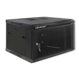 2x-wiszaca-szafa-rack-6u-19-qoltec-600370600-czarna-zamek-perforowane-dr