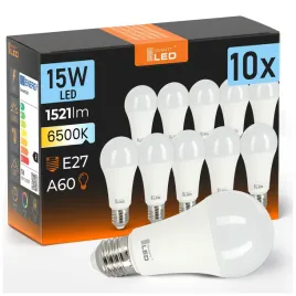 10x-zarowka-led-e27-15w-1521lm-mocna-zimna-6500k-klasyczna-a60-nie-mruga