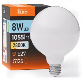 zarowka-led-e27-g125-8w-1055lm-barwa-ciepla-2800k-banka-duza-filament-milk