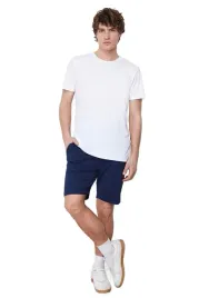 trendyol-man-meskie-krotkie-spodenki-granatowe-bez-wzoru-xl-5da