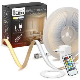 tasma-led-cob-24v-5m-neon-1100lm-m-cct-2700-6500k-zestaw-zasilacz-pilot