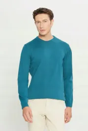 meski-sweter-z-okraglym-dekoltem-w-niebieskim-kolorze-z-akrylu-l-5ga