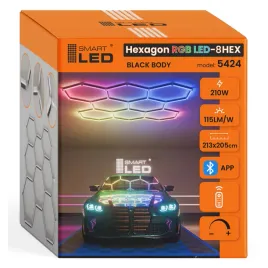 lampa-led-hexagon-sufitowa-210-w-rgb-plafon-do-garazu-biura-pilot-aplikacja