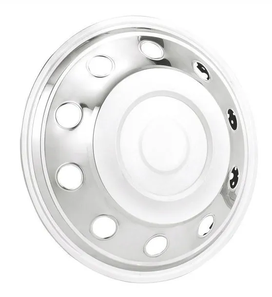KOŁPAK KOŁPAKI CHROM NIERDZEWNE 16'' PRZÓD WYPUKŁY