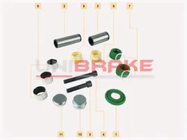 kpl-napr-zacisku-ham-wabco-pan19-22-prow-uszcz-uszcz-zolte-unibrake-unb