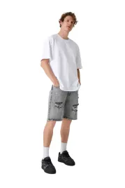 koton-spodenki-meskie-jeansowe-z-dziurami-szare-36-5da
