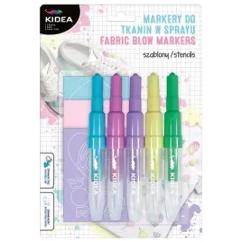 kidea-markery-do-tkanin-w-sprayu-z-szablonam-i-sweet-love-5-sztuk