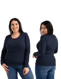 bluzka-damska-dlugi-rekaw-bawelna-organiczna-prazkowana-granatowa-moraj-xxl