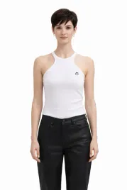 pinko-bialy-top-na-ramiaczkach-z-malym-logo-bawelna-l-i4a