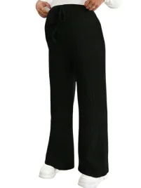 shein-czarne-spodnie-ciazowe-casual-wysoki-stan-prazkowane-36-1kd