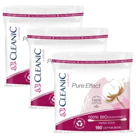 3x-cleanic-pure-effect-patyczki-higieniczne-do-uszu-bawelniane-160-szt