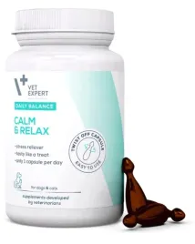 vetexpert-calm-and-relax-50-kapsulek-twist-off-objawy-stresu-dla-psa-i-kota