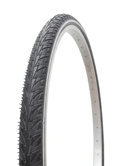 Opona DELI 28x1.6 700x40C SA-274 Czarna z białą linią City Trekking