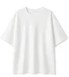 biala-koszulka-meska-oversize-gladka-basic-stan-nowy