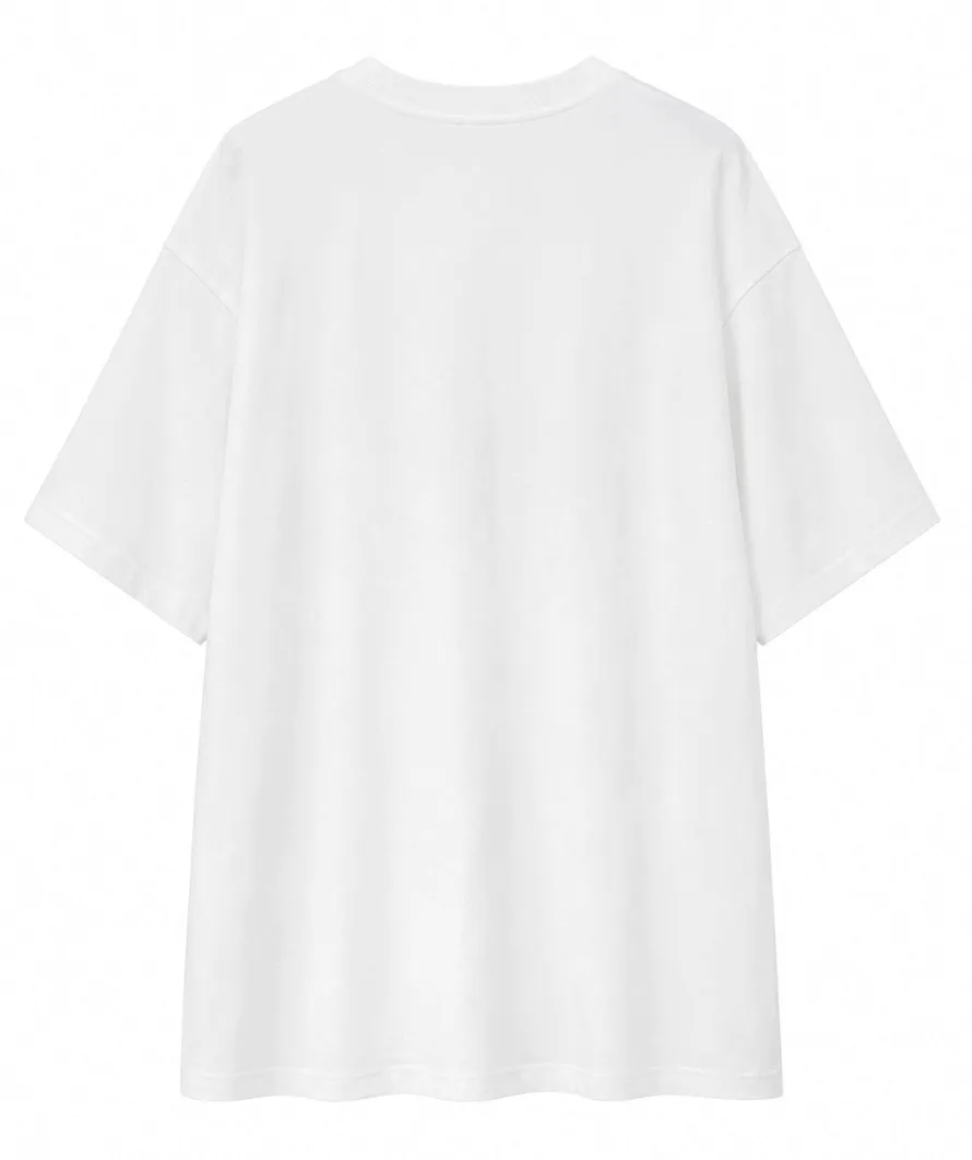 biala-koszulka-meska-oversize-gladka-basic-stan-nowy