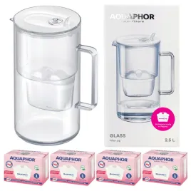 dzbanek-filtrujacy-szklany-aquaphor-glass-bialy-4-filtry-maxfor-mg