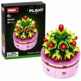 zestaw-klockow-woma-seria-sukulent-plant-kwiat-sedeveria-markus-82-pcs